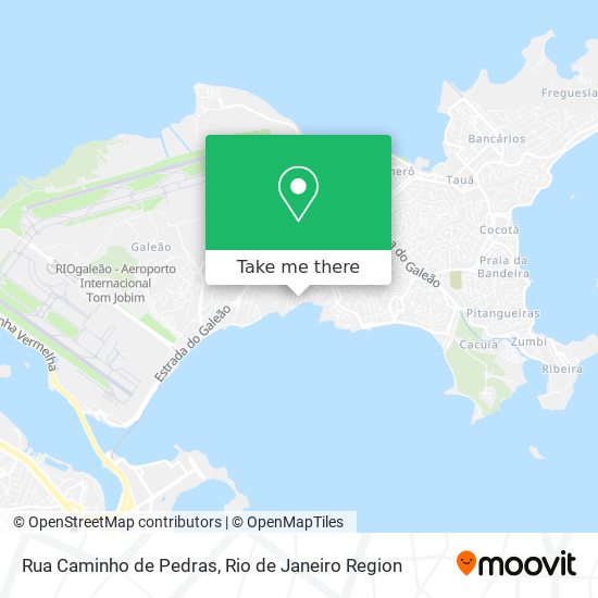 Mapa Rua Caminho de Pedras