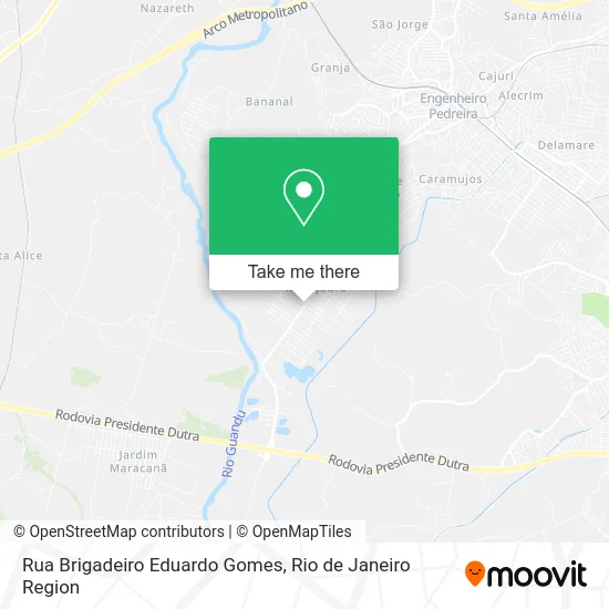 Rua Brigadeiro Eduardo Gomes map