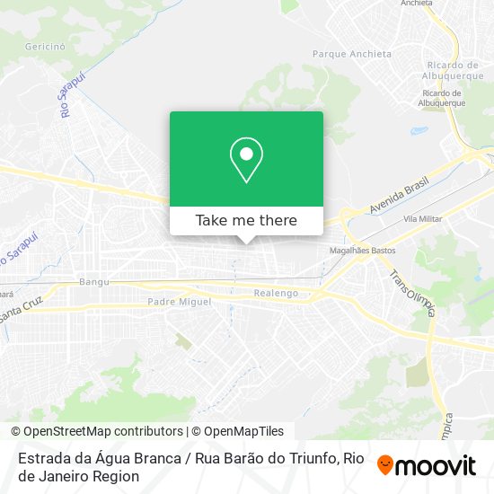 Estrada da Água Branca / Rua Barão do Triunfo map