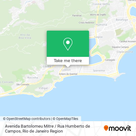 Avenida Bartolomeu Mitre / Rua Humberto de Campos map