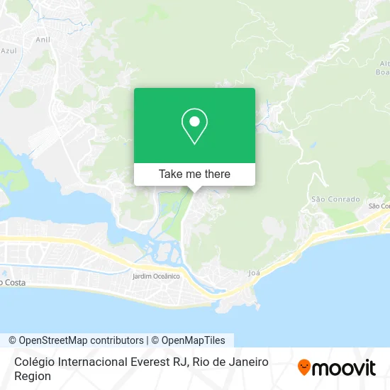 Colégio Internacional Everest RJ map