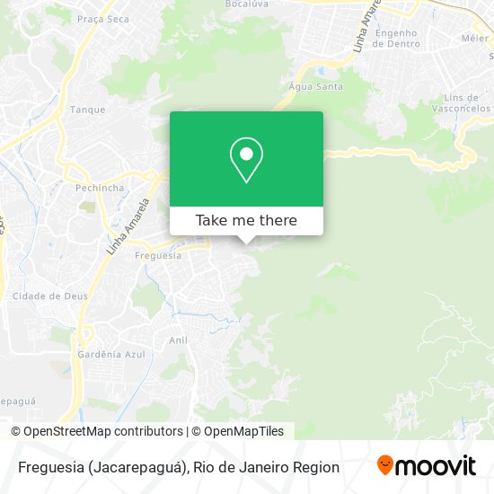 Freguesia (Jacarepaguá) map