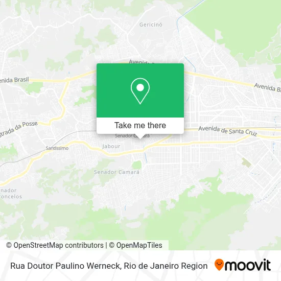 Rua Doutor Paulino Werneck map