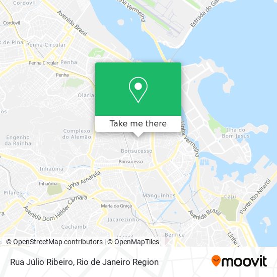 Mapa Rua Júlio Ribeiro