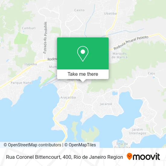 Rua Coronel Bittencourt, 400 map