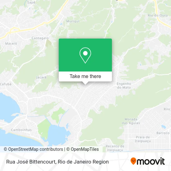 Rua José Bittencourt map