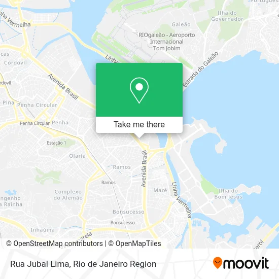 Rua Jubal Lima map