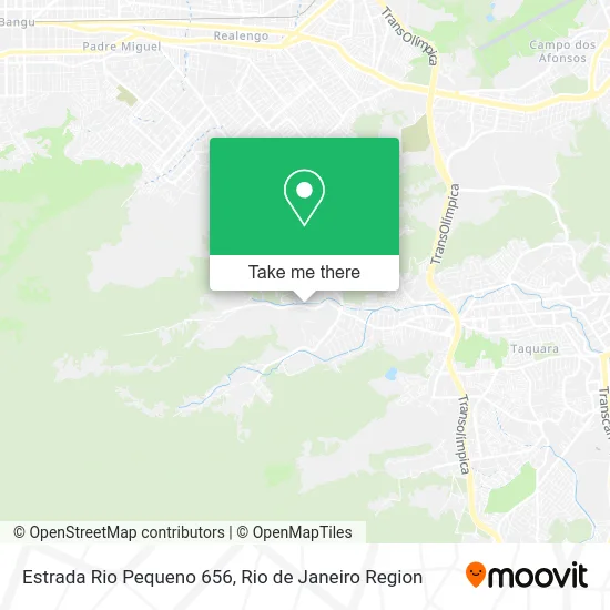 Estrada Rio Pequeno 656 map