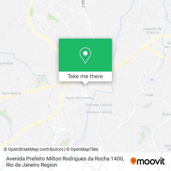 Avenida Prefeito Milton Rodrigues da Rocha 1400 map