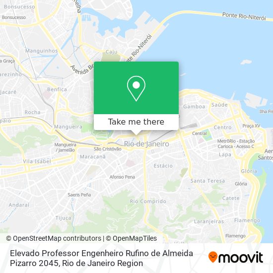 Mapa Elevado Professor Engenheiro Rufino de Almeida Pizarro 2045