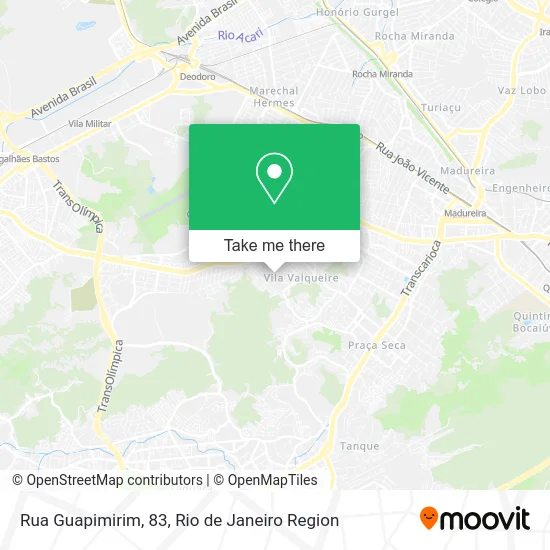 Rua Guapimirim, 83 map