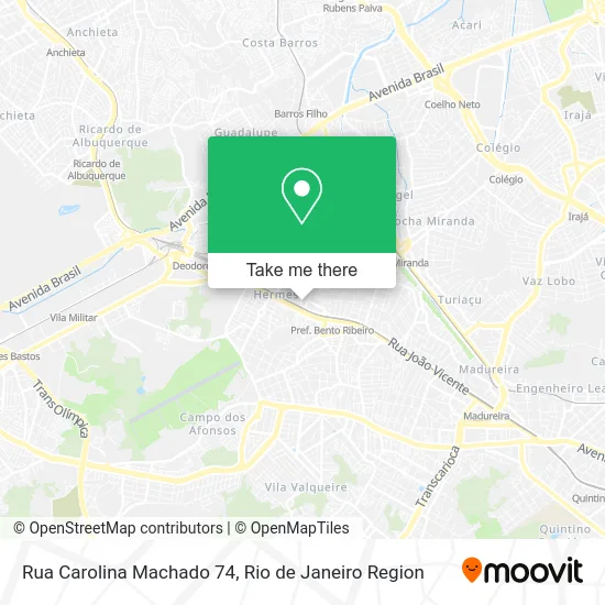 Rua Carolina Machado 74 map