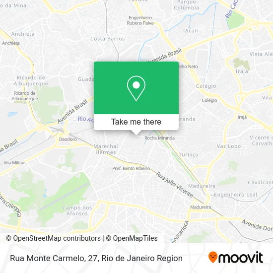 Rua Monte Carmelo, 27 map