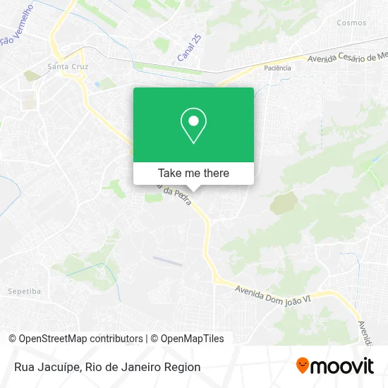 Rua Jacuípe map