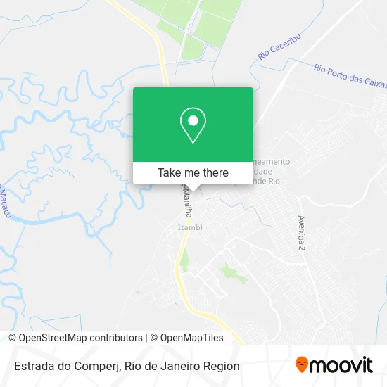 Estrada do Comperj map