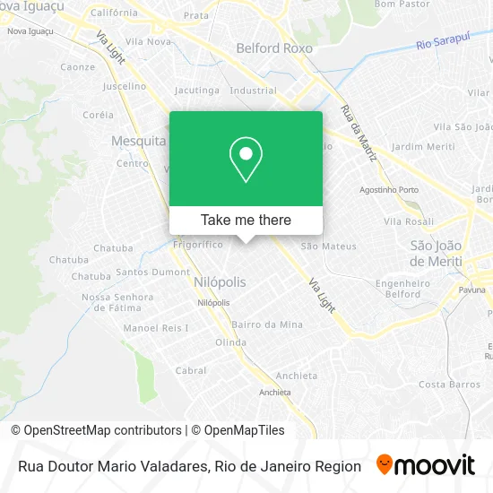 Rua Doutor Mario Valadares map