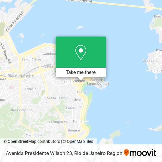 Mapa Avenida Presidente Wilson 23