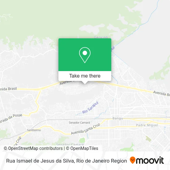 Rua Ismael de Jesus da Silva map