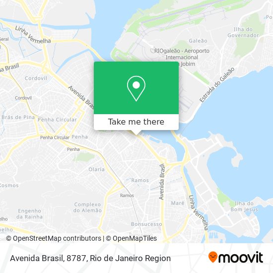 Mapa Avenida Brasil, 8787