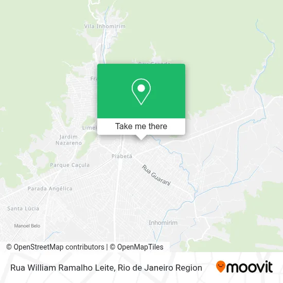Rua William Ramalho Leite map