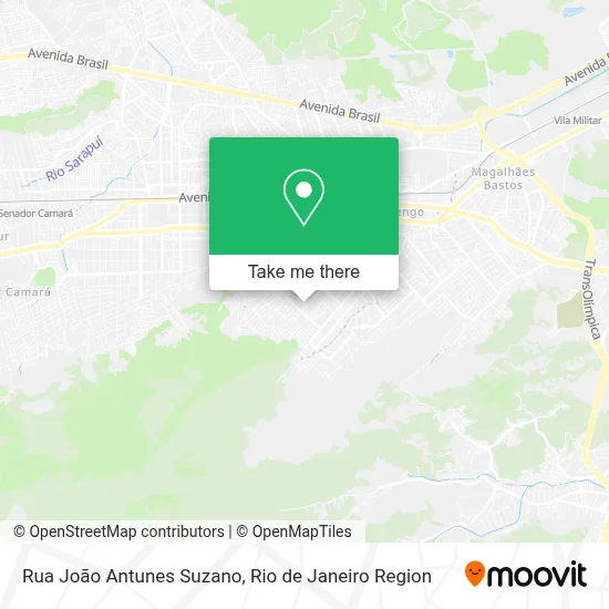 Rua João Antunes Suzano map