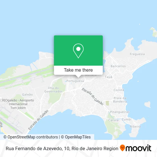 Rua Fernando de Azevedo, 10 map