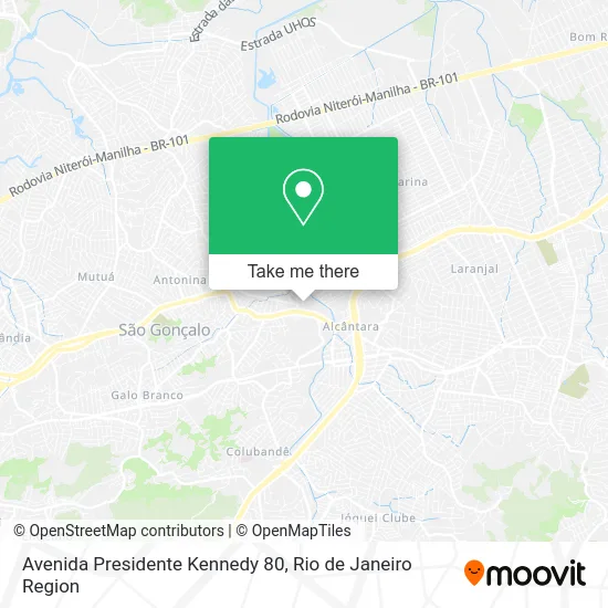 Avenida Presidente Kennedy 80 map