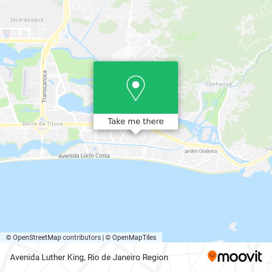 Avenida Luther King map