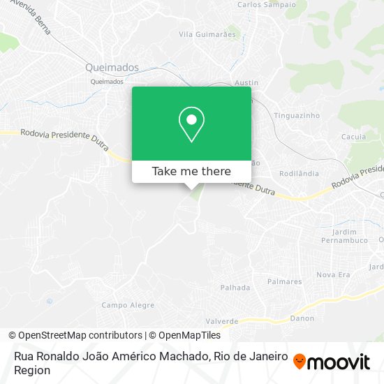 Rua Ronaldo João Américo Machado map