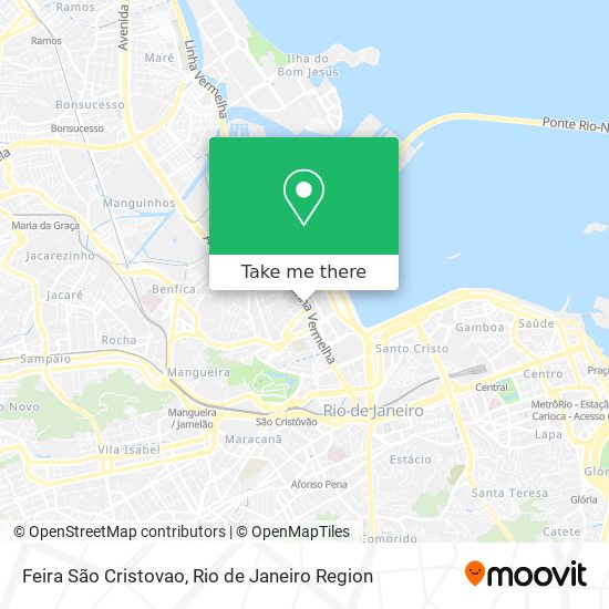 Feira São Cristovao map