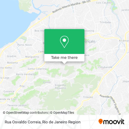 Rua Osvaldo Correia map