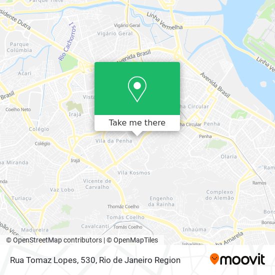 Rua Tomaz Lopes, 530 map