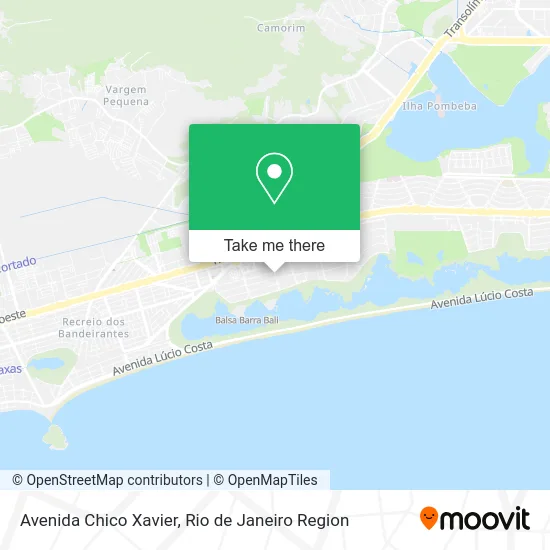 Avenida Chico Xavier map