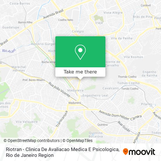 Riotran - Clinica De Avaliacao Medica E Psicologica map