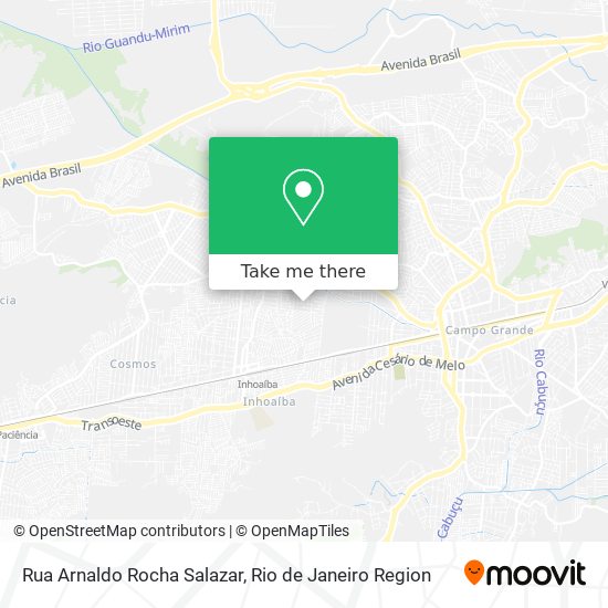 Rua Arnaldo Rocha Salazar map