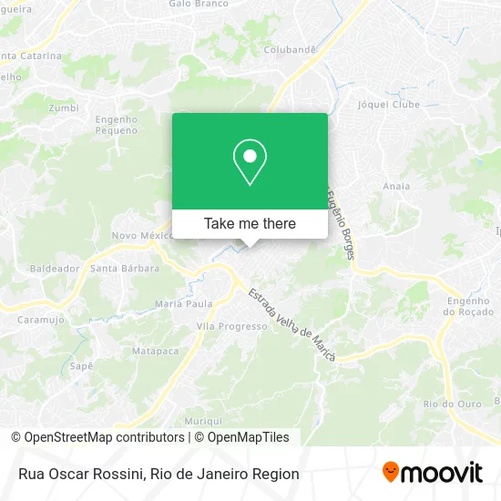 Rua Oscar Rossini map