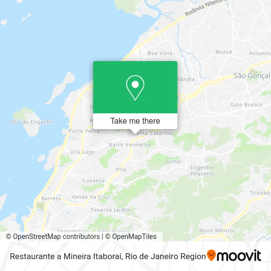 Restaurante a Mineira Itaboraí map