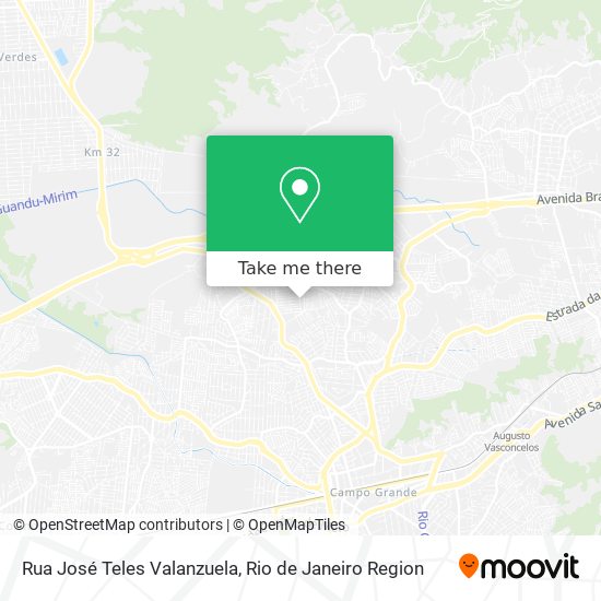 Rua José Teles Valanzuela map