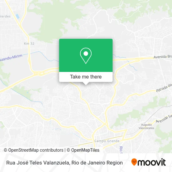 Rua José Teles Valanzuela map
