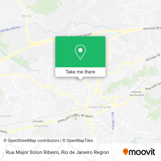 Rua Major Solon Ribeiro map