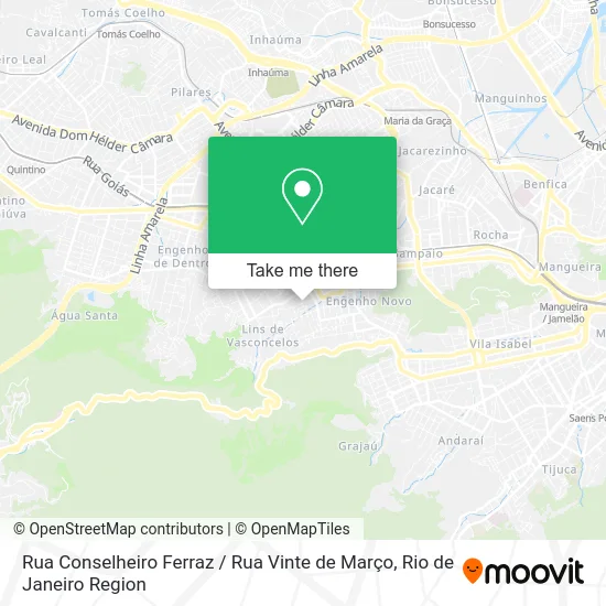 Rua Conselheiro Ferraz / Rua Vinte de Março map