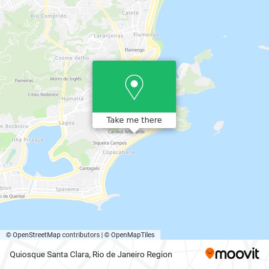 Quiosque Santa Clara map