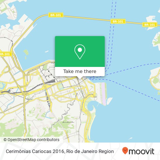 Cerimônias Cariocas 2016 map