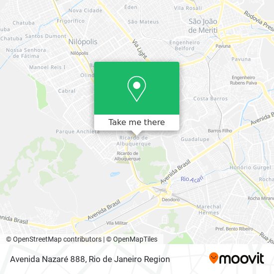 Avenida Nazaré 888 map