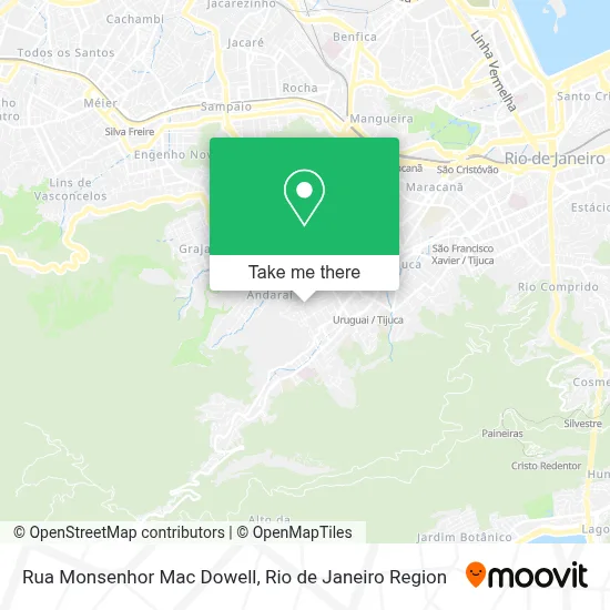 Rua Monsenhor Mac Dowell map