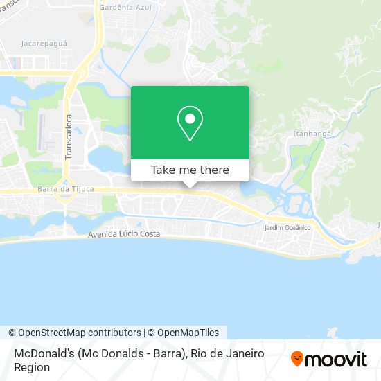 Mapa McDonald's (Mc Donalds - Barra)