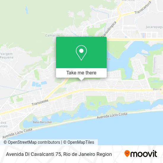 Avenida Di Cavalcanti 75 map
