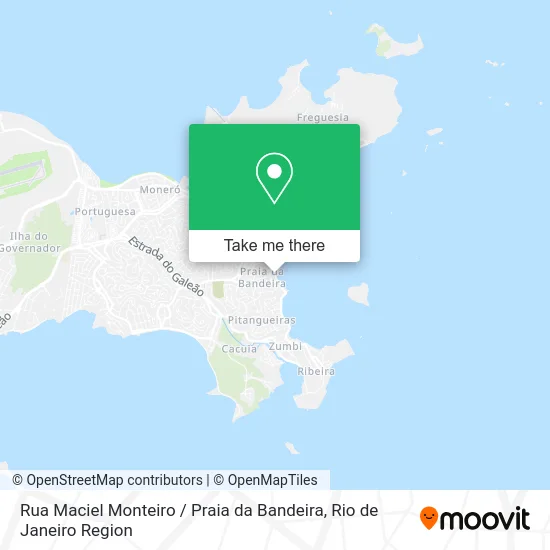 Rua Maciel Monteiro / Praia da Bandeira map