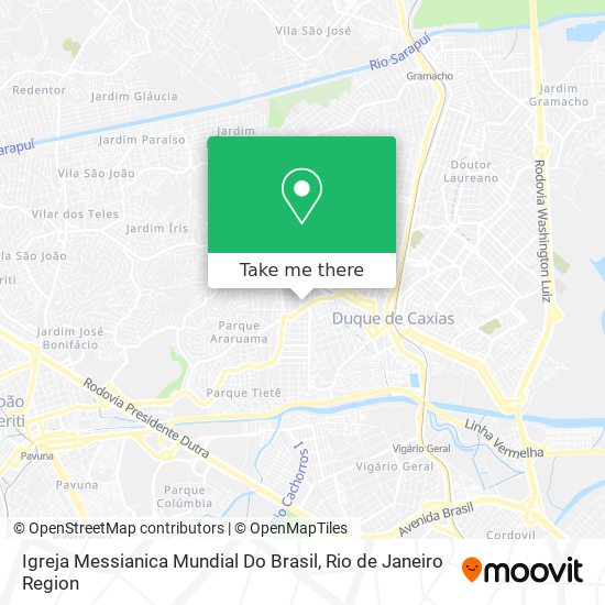 Igreja Messianica Mundial Do Brasil map