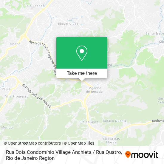 Rua Dois Condomínio Village Anchieta / Rua Quatro map